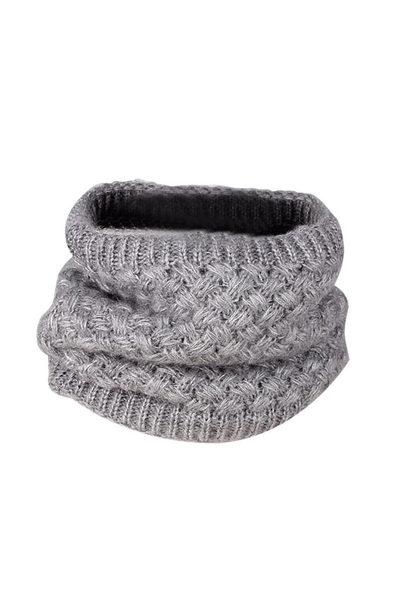 1Pack Kids Winter Chunky Thick Knit Neck Warmer Scarf For Unisex Family Friends Lovers
