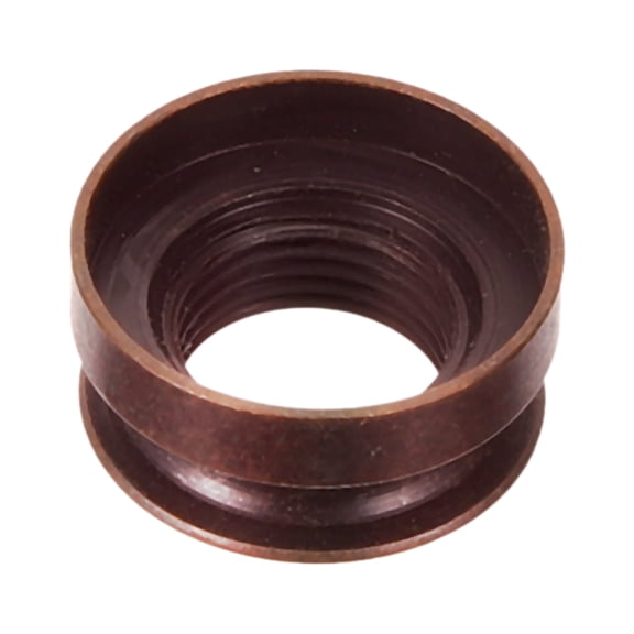 KALLORY 1-Pack Large Copper Guitar Strap Buttons for Acoustic Guitars, Easy to Install, Round Shape Hardware