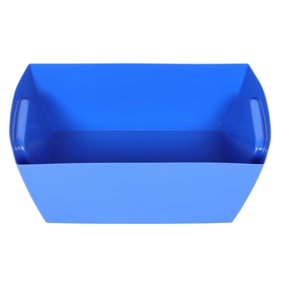 KALLORY 1Pack Large Plastic Beer Bucket Blue for Outdoor Gathering and Parties Ice Storage PP