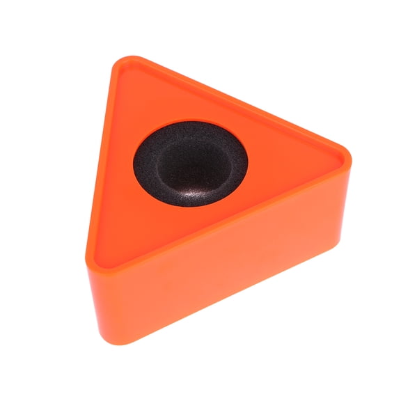 KALLORY 1Pack Orange Microphone Cube Logo for Interview Use and TV Broadcasting