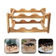 thumbnail image 1 of KALLORY Countertop Bottle Rack For Wine Lovers 1Pack 11.8X7.7X7.1in, 1 of 8