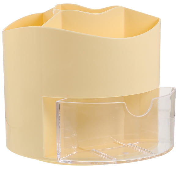 KALLORY 1Pack Rotating Pencil Cup For Simple Design Desk Storage 12.0in