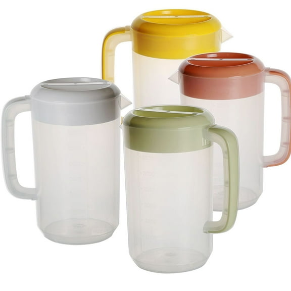 KALLORY 1Pack Teapot Yellow Cold and Hot Resistant Suitable For Kids And Home Use