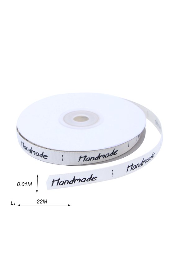 1Pack White Sheer Polyester Ribbon for Wedding and Home Decorations