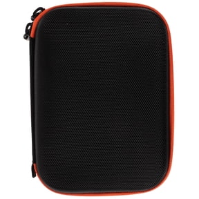 KALLORY Durable Black Eva Yoyo Bag with Zippered Compartment Portable Storage for Yo-Yo Balls