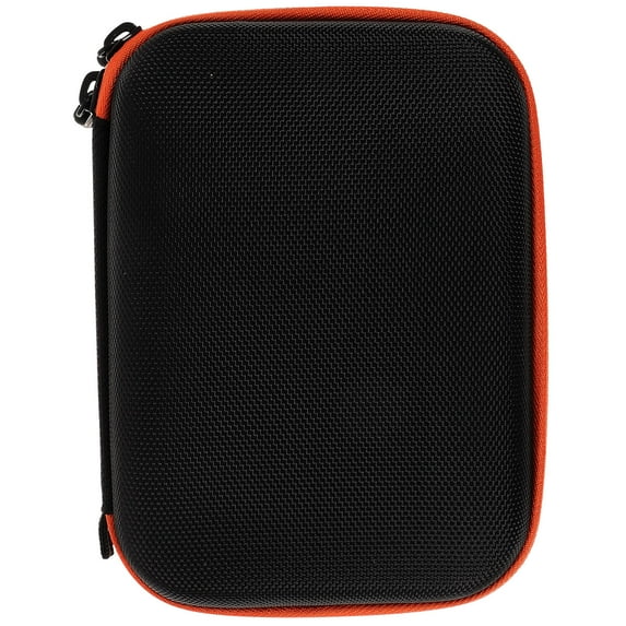 KALLORY Durable Black Eva Yoyo Bag with Zippered Compartment Portable Storage for Yo-Yo Balls