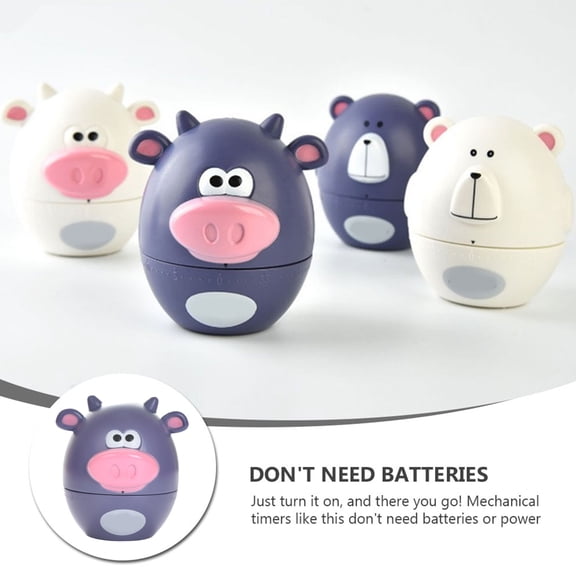 KALLORY Mechanical Kitchen Timer ABS Time Reminder for Cooking, Baking, Time Management, Elderly Use, 1 Piece