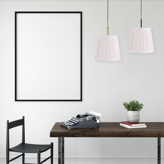 KALLORY 1Pc White Cloth Lampshade Protective Lamp Cloth Guard for Ceiling and Wall Lights