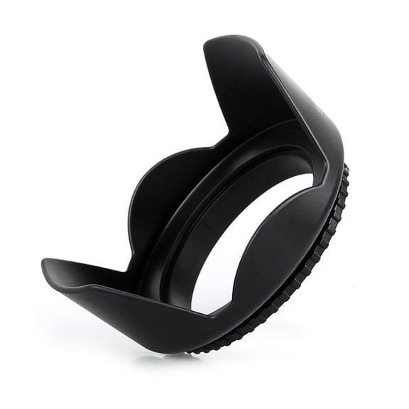 KALLORY 1Pcs 55mm Squarish Lens Hood For Dslr Camera Prevent Glare And Lens Flare