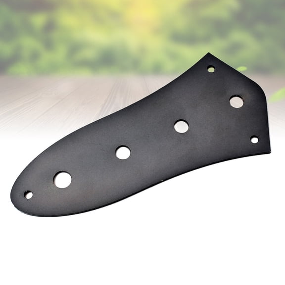 KALLORY Plated Steel Bass Neck Plate for Guitar Repair and Musical Performance, 1 Set Replacement Part