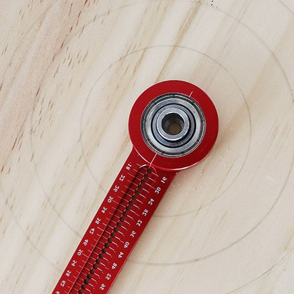 KALLORY 1Pcs Carpenter Compass Ruler for Woodworking and Engineering Design