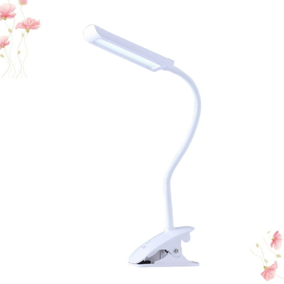 KALLORY 1Pcs Dimmable Reading Lamp with Gooseneck for Indoor Illumination