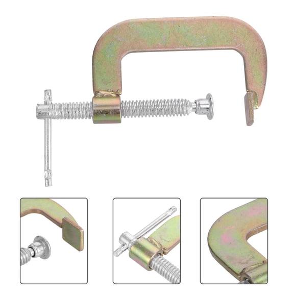 KALLORY G Shape Clamp Guitar Maintenance Tool Metal Clamp for Guitar Repair and Making Accessories