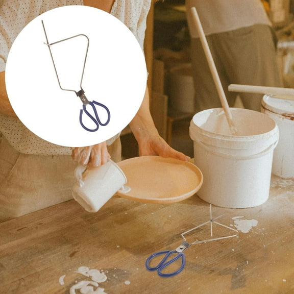 KALLORY 1Pcs Glazing Plier for Ceramics and Pottery with Blowing Function by Pottery Supplies