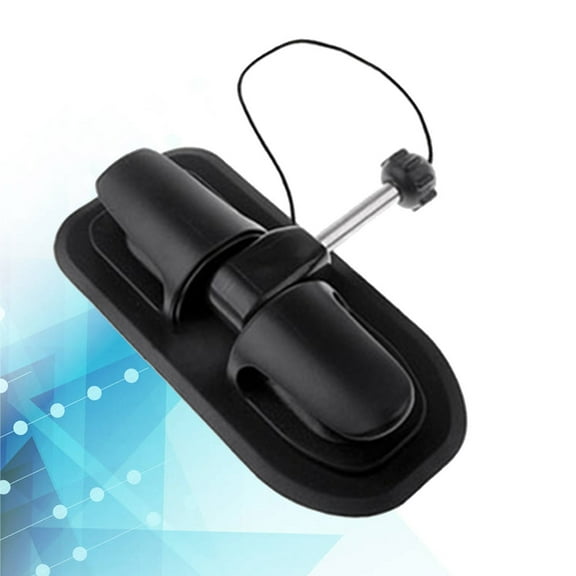 KALLORY Boat Accessories Paddle Lock Anchor Holder Plastic 1Set Black