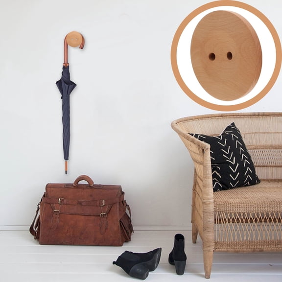 KALLORY 1Pcs Modern Coat Hooks Button Modeling Hanging Hanger for Home Organization