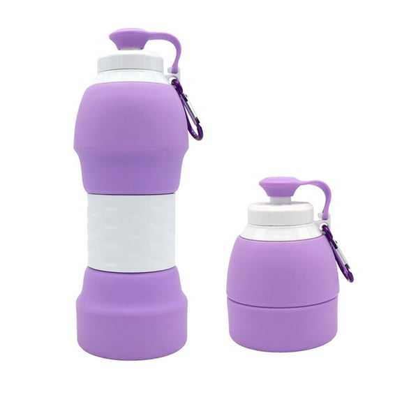 KALLORY 1Pcs Odorless Portable Water Jug for Adults on Camping Trips 580ML