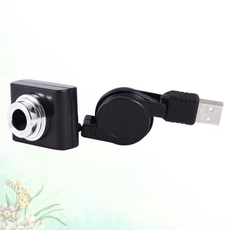 KALLORY 1Pcs Small Usb Camera for Portable Use 4.00X3.10X1.50CM