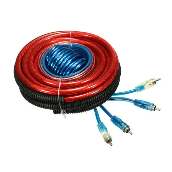 KALLORY 1Set 4 Gauge Amp Kit Amplifier Installation Wiring Car Owners Power Amplifier Wiring Kit 500 x 510 x 8.4 Cm