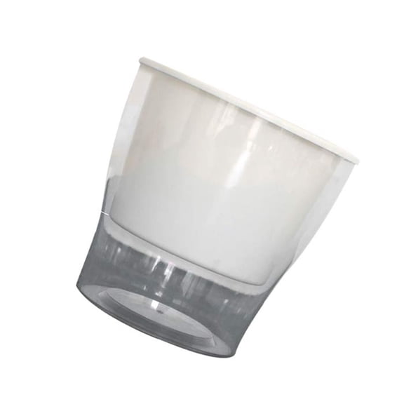KALLORY Hydroponic Flower Pots Visible Water Level 1Pack