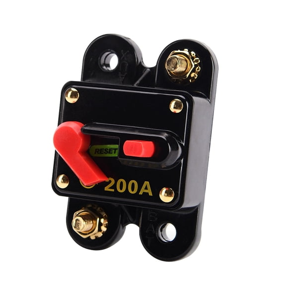 KALLORY 1Set Circuit Breaker Switch with Water Resistant Function for Boat Marine Use