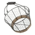 thumbnail image 1 of KALLORY 1Set Countertop Basket Round Iron Jute Rope for Fruit and Vegetable Storage Home Decor Rustic, 1 of 7