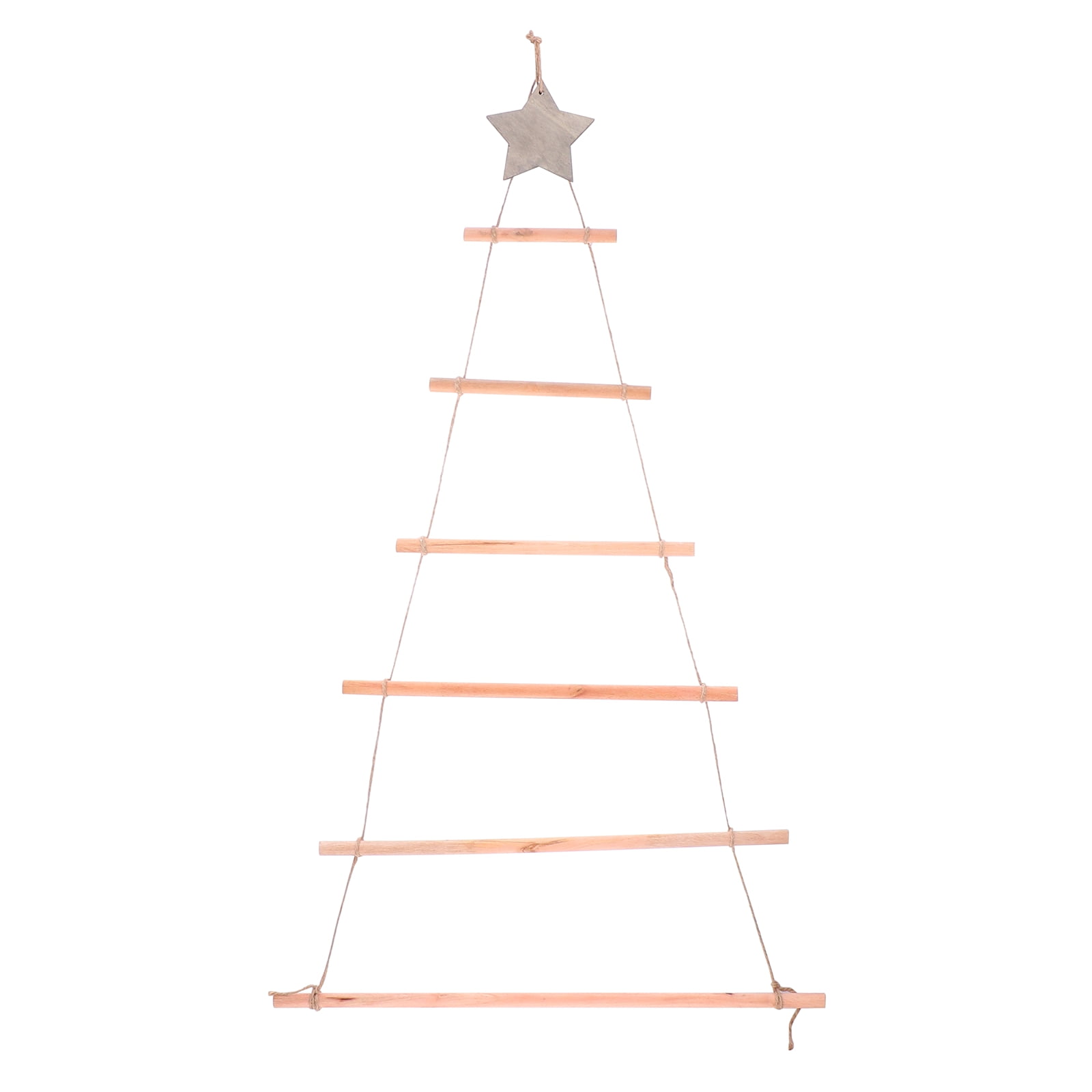 KALLORY 1Set Decor Christmas Tree 88.5X54X0.4In Light Brown Wooden Wall ...