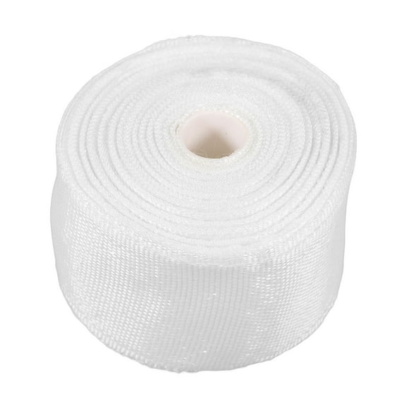 KALLORY Woven Fiberglass Cloth Tape Non Adhesive for Repair Reinforcement Boat Seams and Molding Applications White