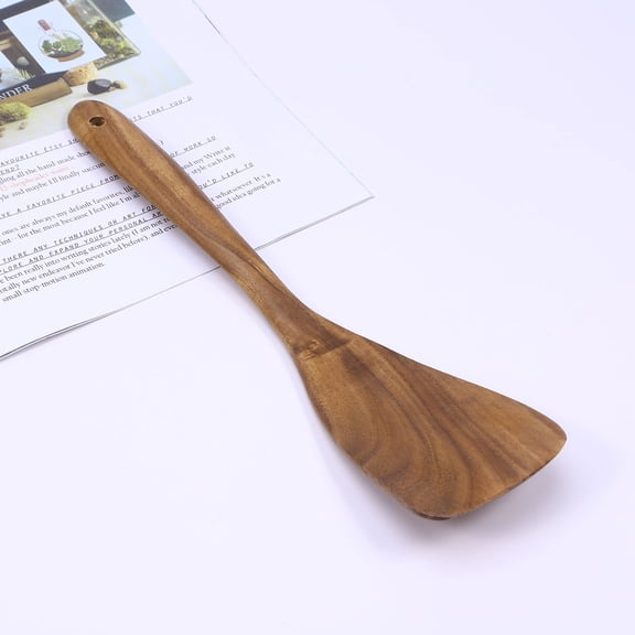 KALLORY Kitchen Utensil Set with Wooden Spatula, Rice Scoop, and Cooking Tools for Home Use, and Easy to Clean