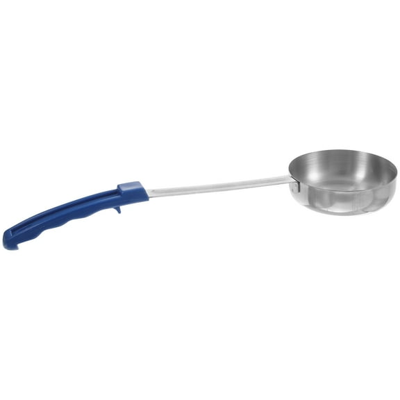 KALLORY 1Set Long Handle Portion Ladle Stainless Steel Plastic For Cooking Dining Housewarming present