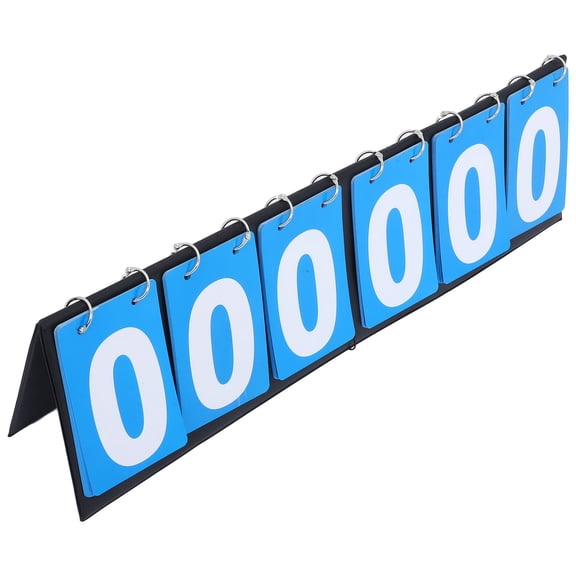 KALLORY 1Set Professional Game Scoreboard for Sports Equipment in Blue 20.9x6.3x0.9in