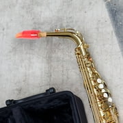 KALLORY Red Alto Saxophone Mouthpiece Set, 0.3x2.5cm, Sound Quality and Tone for Sax Players