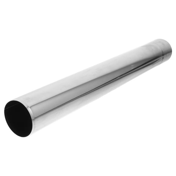 KALLORY Silver Chimney Extension Tube Portable Windproof Design for Outdoor Stove Camping and BBQ Accessories