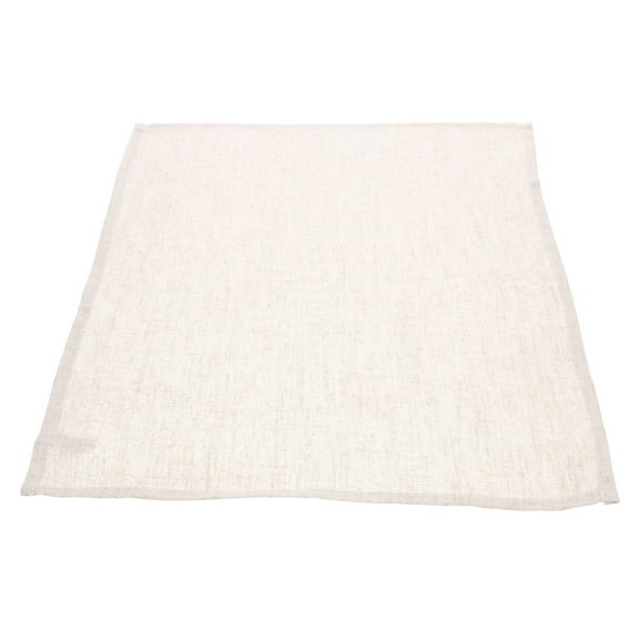 KALLORY Washable Linen Kitchen Towel Neutral Beige Reusable Napkin for Home Use