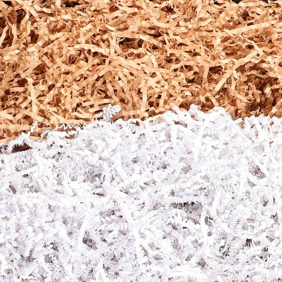 KALLORY Assorted Color Paper Filler for Packaging, 2 Packs - Decorative Packing Material for Boxes and Crafts