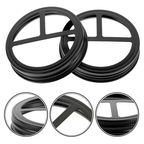 KALLORY 2 Pcs Canning Jar Lids Replacement Accessory