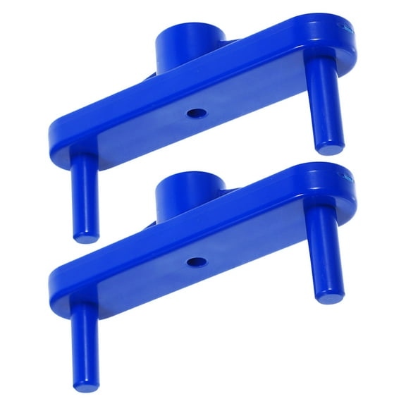 KALLORY 2 Pcs Edge Ruler Woodworking Scribe 13.00X4.50X3.00CM Blue