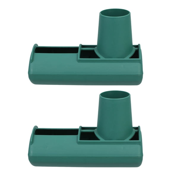 KALLORY 2 Pcs Garden Water Protection Gutter Maintenance Gutters Green