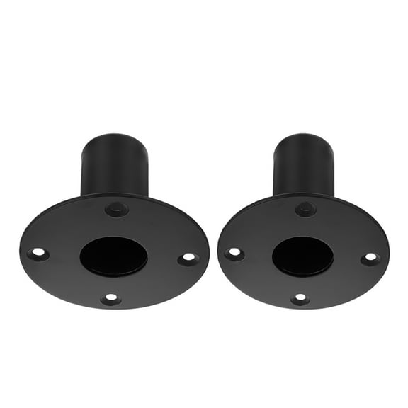 KALLORY 2 Pcs Speaker Stand Durable Support for Mounted Bases Black