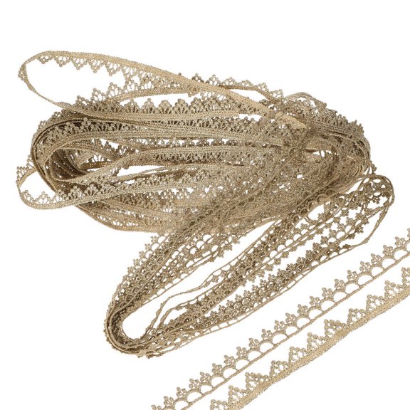 KALLORY Golden Multi-Function Sewing Trim Ribbon for Clothes Decorative Craft and Costume Accessories