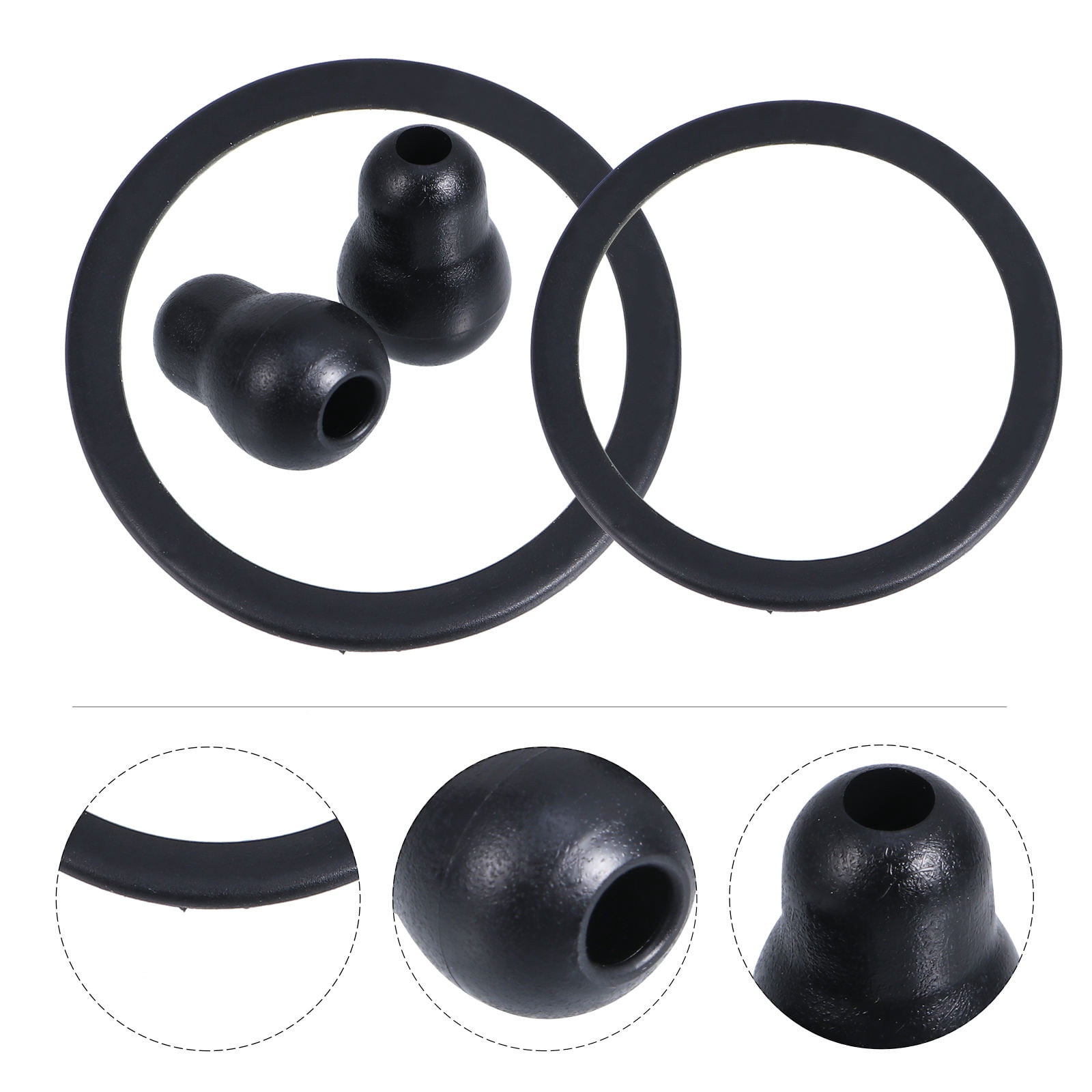 KALLORY 2 Sets Replacement Non-medical Stethoscope Ear Tips Earbud ...