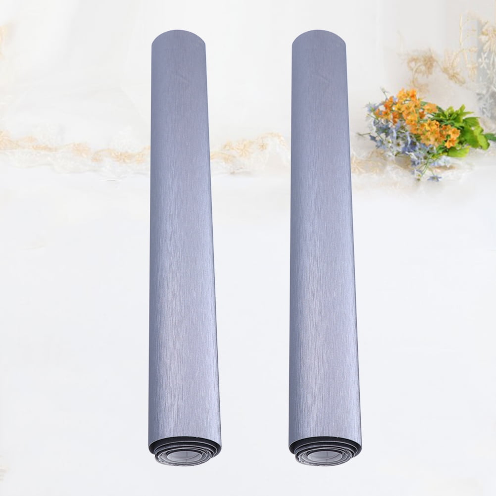 KALLORY 2 Sheets Car Exterior Decoration Stickers in Light Grey Color ...