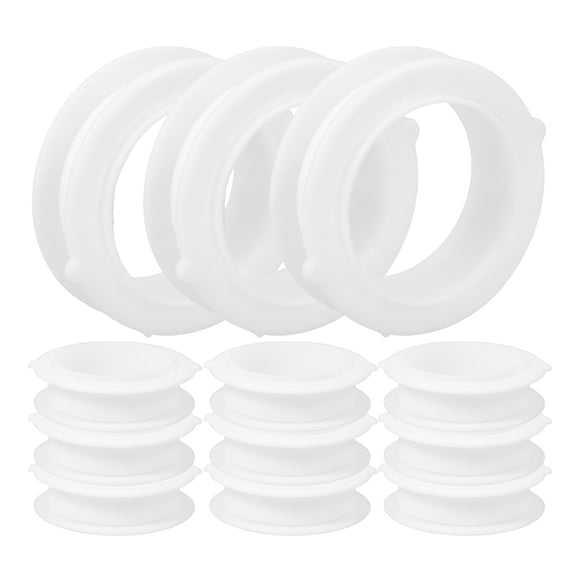 KALLORY 20 Pcs Air Vent Covers Wall Reserved Hole Plug Round Vent Holes Furniture Vents Pipe Decorative Cover