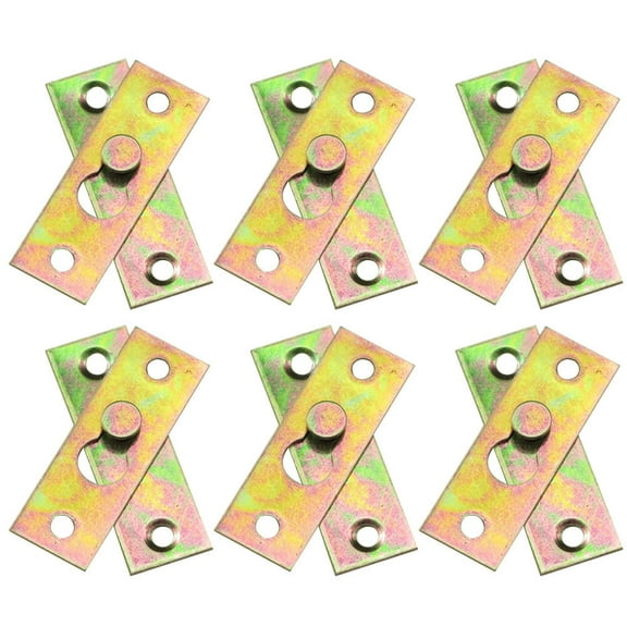 KALLORY 20Pcs Picture Frame Accessories Golden Iron Invisible Design for Wall Decor