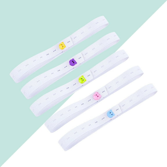 KALLORY Infant Diaper Buckle Fasteners Elastic and Comfortable 20 Pieces for Easy Diaper Changes