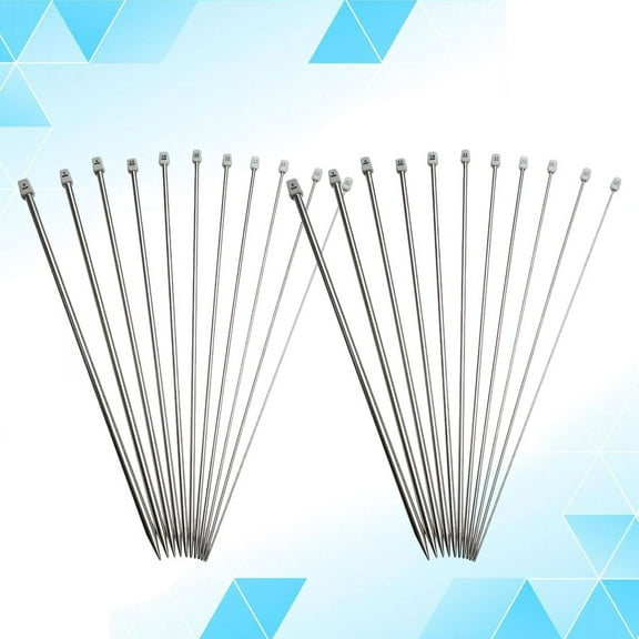 KALLORY 22Pcs Finishing Needles For Yarn In Silver Straight Shape For Braiding And Weaving Projects