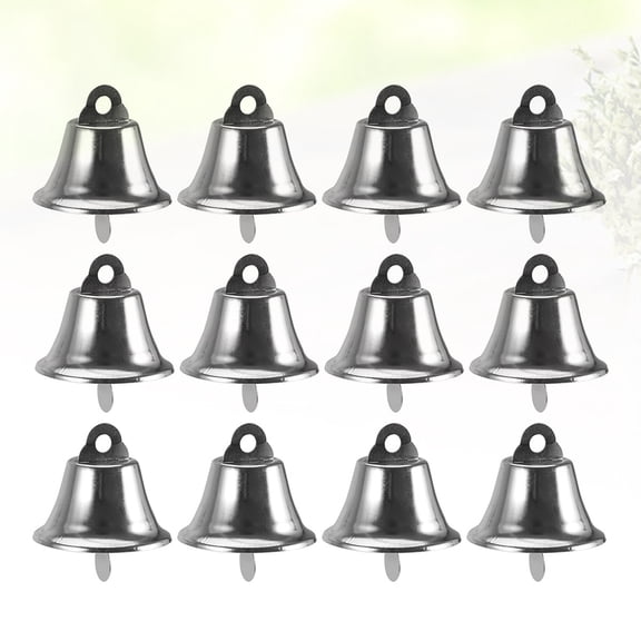 KALLORY Cheerful Sound Craft Bells Horn Bells Tone 25 Pieces Iron Musical Craft Supplies
