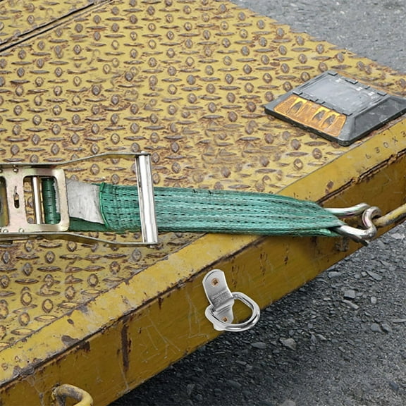 KALLORY Heavy Duty Carbon Steel Tow Hooks 2-Pack for Automotive Towing and Recovery Accessories