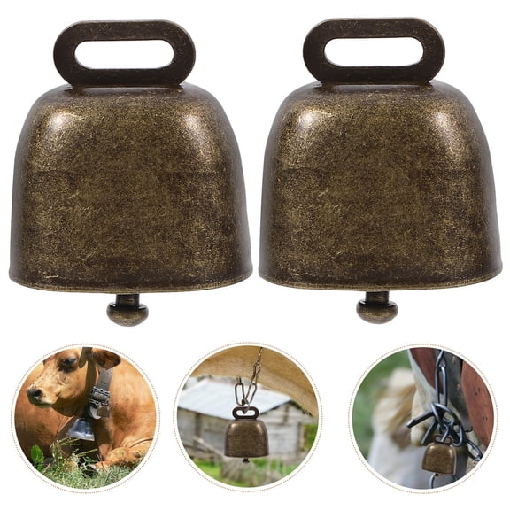 KALLORY 2Pcs Cowbells for Outdoor Football Game Crowd