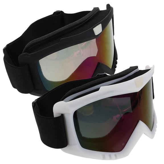 KALLORY 2-Pack Windproof Riding Glasses with Quick Lens Change and Comfortable Fit for Off-Road and Outdoor Activities